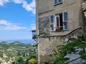 Gorbio détail d'un immeuble pittoresque