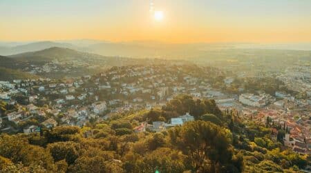 hyeres belle vue ensoleillée et aérienne