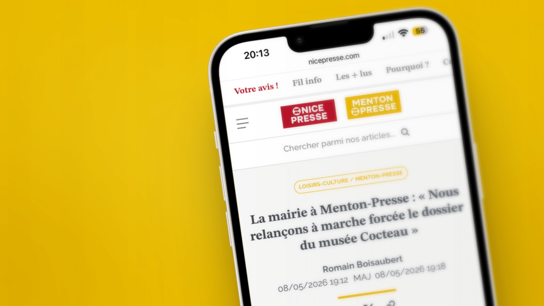 menton presse iphone