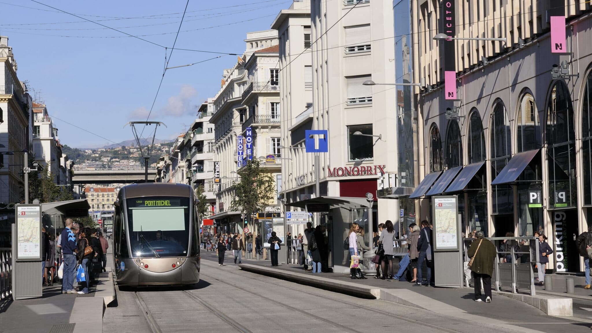 Chantier de rénovation, piétonnisation... Les 5 annonces de la mairie à Nice-Presse sur les dossiers chauds du centre-ville 3 vue générale de l'avenue Jean Médecin à Nice