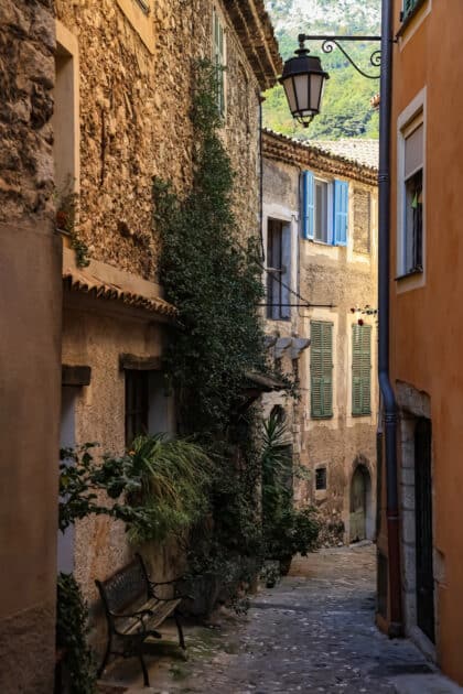 Gorbio détail d'un ruelle pittoresque