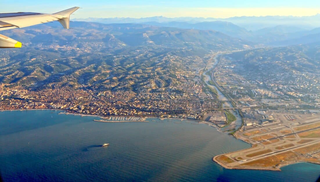 vue aérienne de saint laurent du var