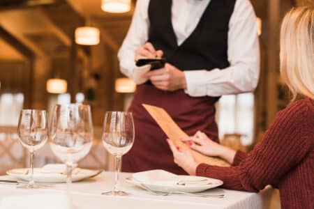 menu restaurant