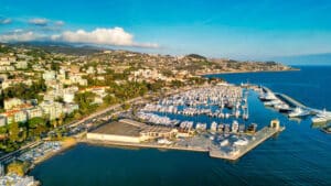 vue aerienne de Sanremo