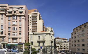 vue generale du centre de beausoleil pres de monaco