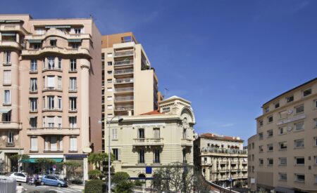 vue generale du centre de beausoleil pres de monaco