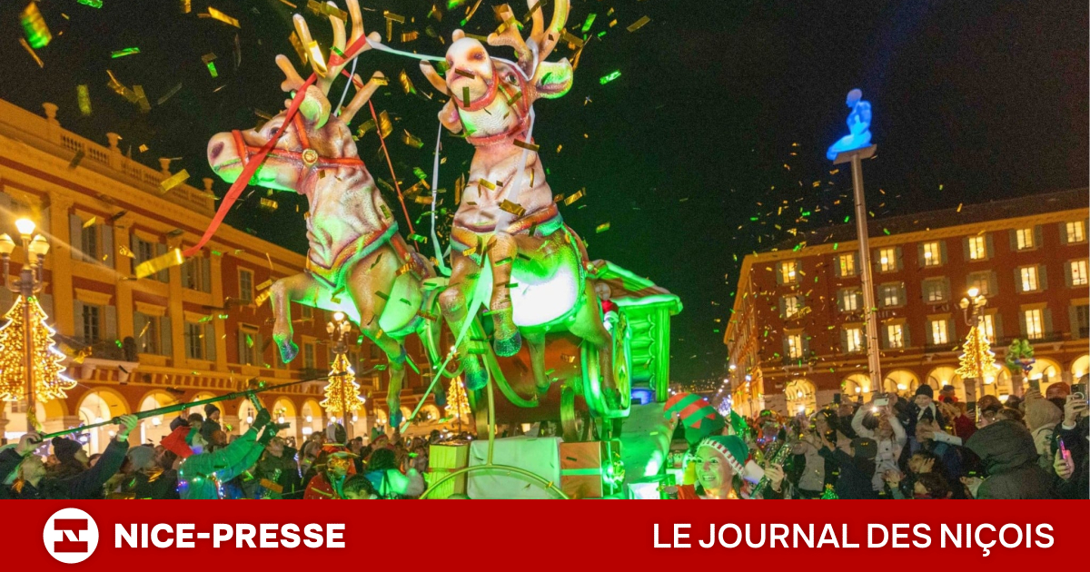Nice, Antibes, Monaco... Magiques et émouvantes, les parades de Noël à ...